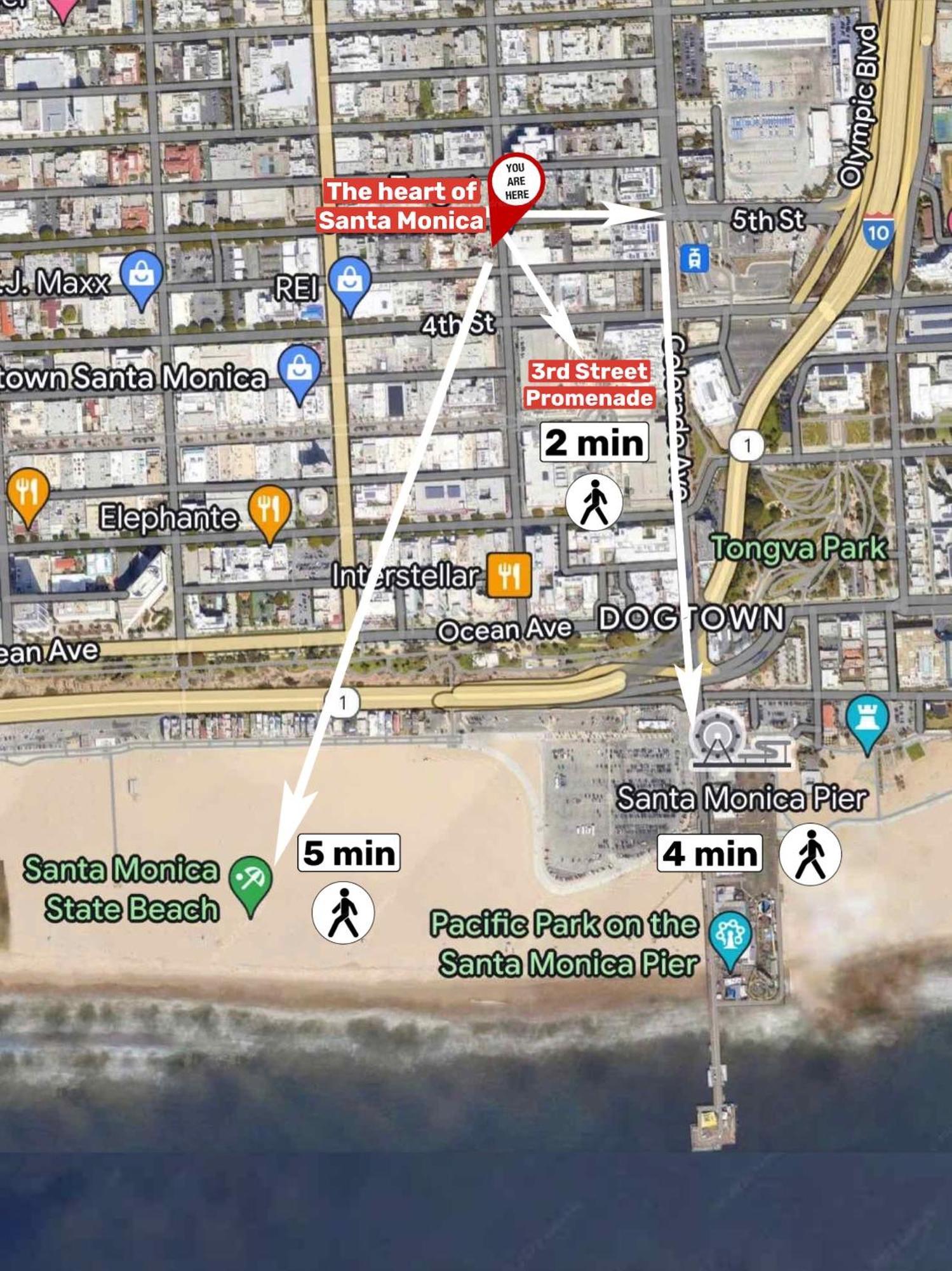 6 Modern 2 Bdr Apartment Santa Monica Pier Los Angeles Buitenkant foto